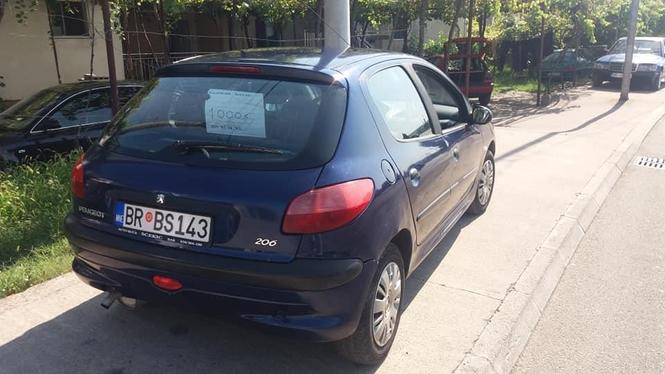 Pezo 206 benzinac registrovan
