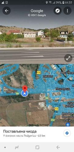 Izdaje se plac 16 ari Podgorica