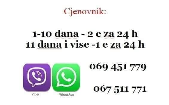 Privatni parking aerodrom Podgorica