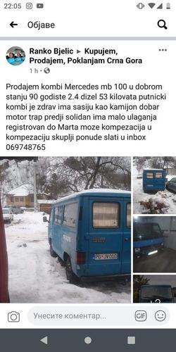 Prodajem kombi mb Mercedes