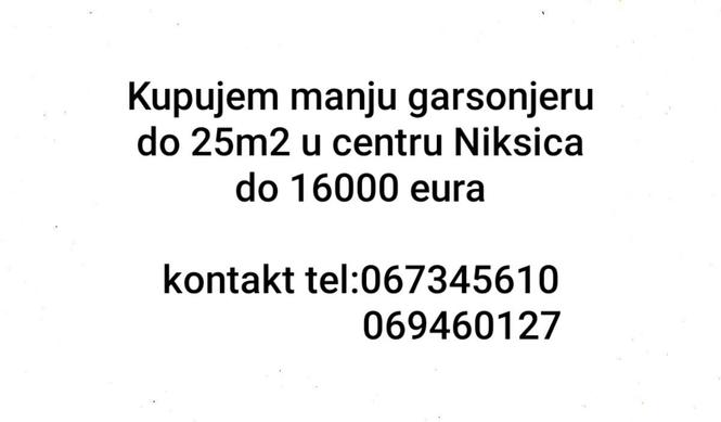 Kupujem garsonjeru