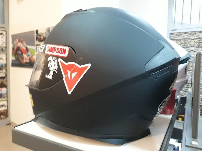 AGV replica ful face L-XL mat crna