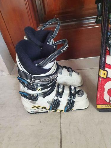 Salomon pancerice 37-39 I skije atomic junior race