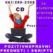 ZA STUDENTE PRAVNOG FAKULTETA PREDMETI na CD
