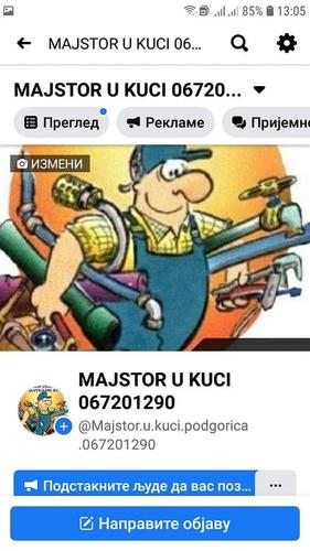 MAJSTOR U KUCI 067201290
Svi poslovi u kuci,servis i ugradnj