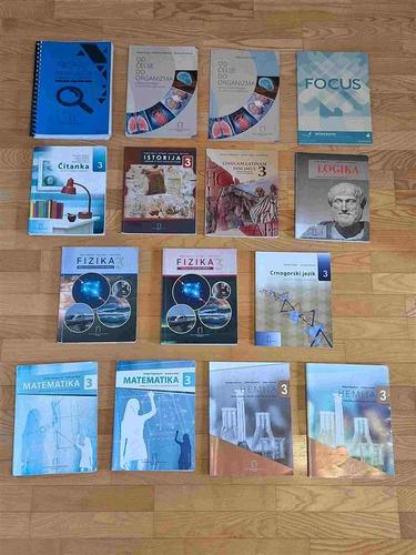 Set udzbenika za 3. razred gimnazije