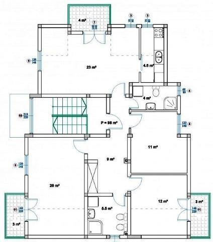 LUX TROSOBAN STAN 98m2 ISPOD LJUBOVICA
