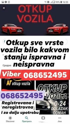 OTKUP VOZILA NEBITNA MARKA I STANJE