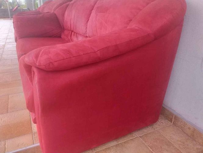 Garnitura prevrnuta koža