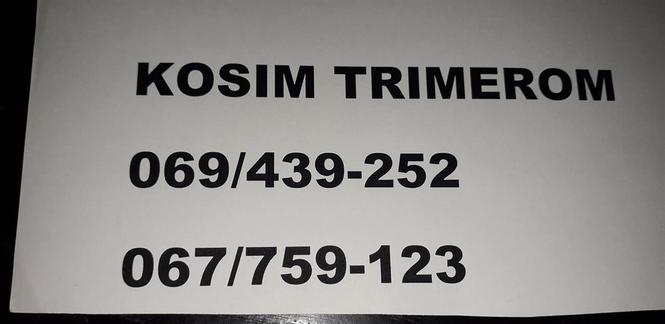 kosenje trimerom 069439252