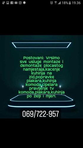 Plakari po mjeri,kuhinje,komode predaoblja,montaza obicnog n
