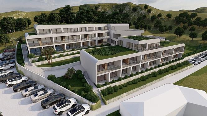Elitni kompleks na obali mora u Bokokotorskom zalivu u Tivtu