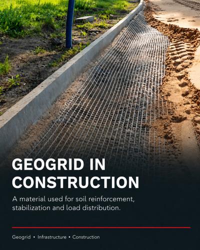 Geogrid u građevinarstvu