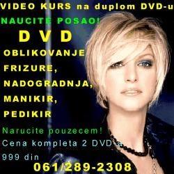 DVD FRIZURE, NADOGRADNJA, DVD MANIKIR