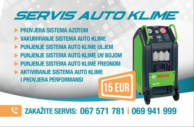 Punjenje i servis auto klime
