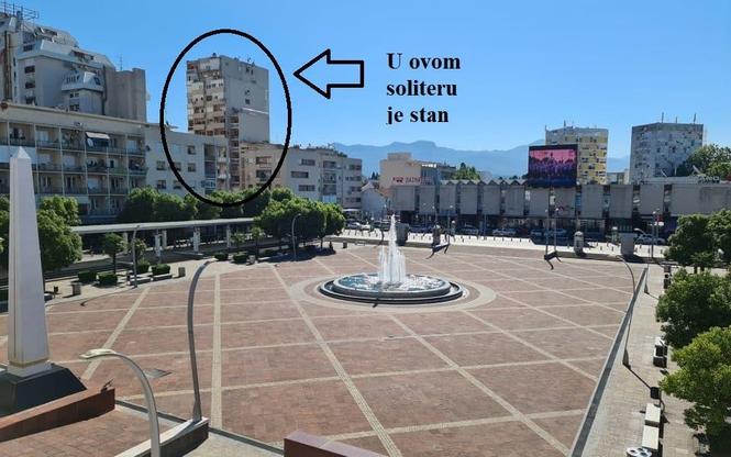 Izdajem stan u centru Podgorica