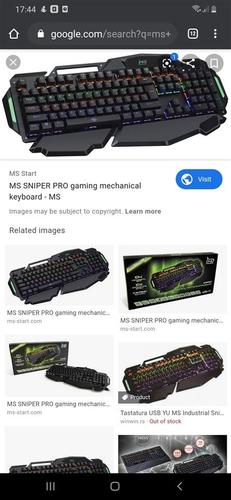 Prodajem mehanicku tastaturu Ms Sniper pro