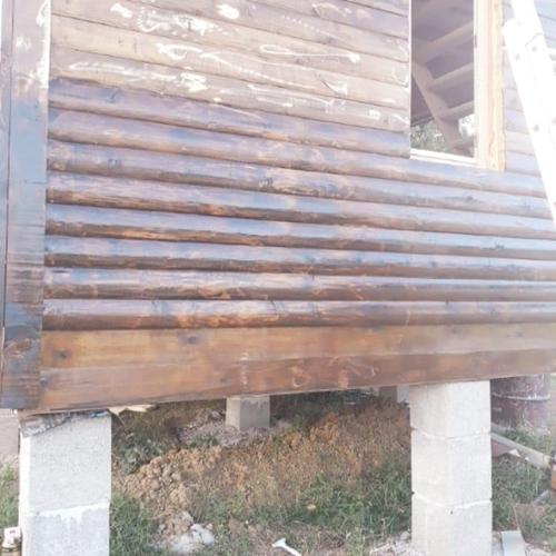 Farbanje brvnara ograda 068412556