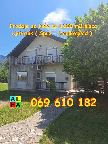 LJUTOTUK : Prodaje se spratna kuća na 1600 m2 placa !!!
