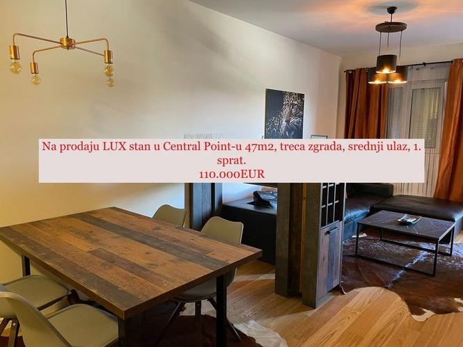 Na prodaju LUX stan u Central Point-u 47m2