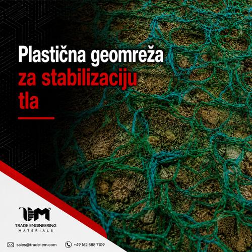 Plastični geomat za stabilizaciju terena