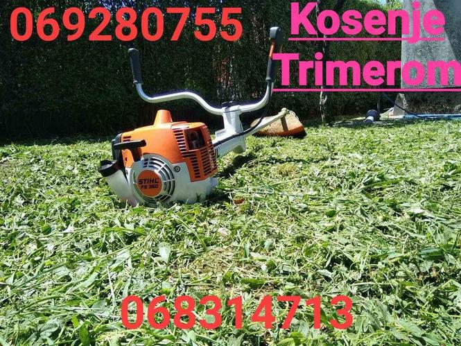 kosenje trimerom@orezivanje zelenila