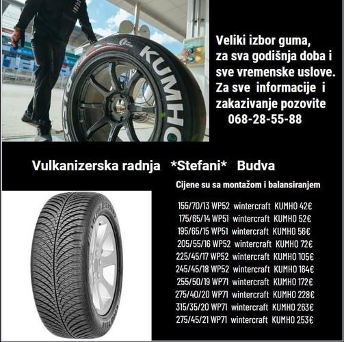 Zimske gume sa besplatnom montažom i balansiranjem