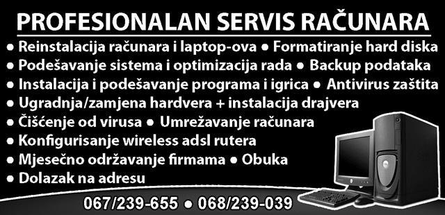 Profesionalan servis racunara