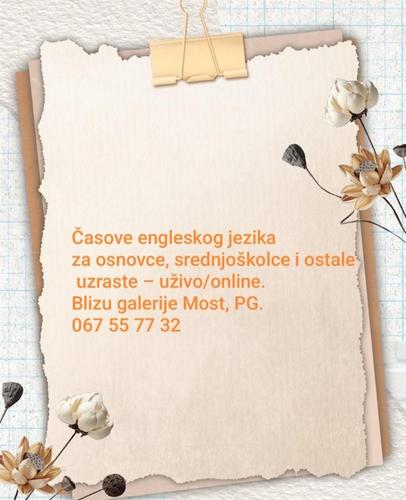 Časovi engleskog jezika i prevod