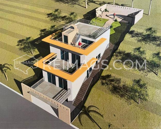 Modern house in Susanj with a project. 