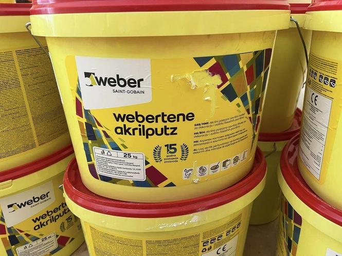 Fasada WEBER 1,5mm full bijela