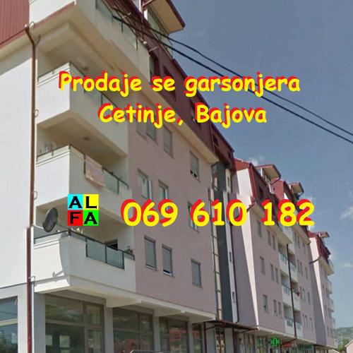 Cetinje: Prodaje se garsonjera, Bajova !!!