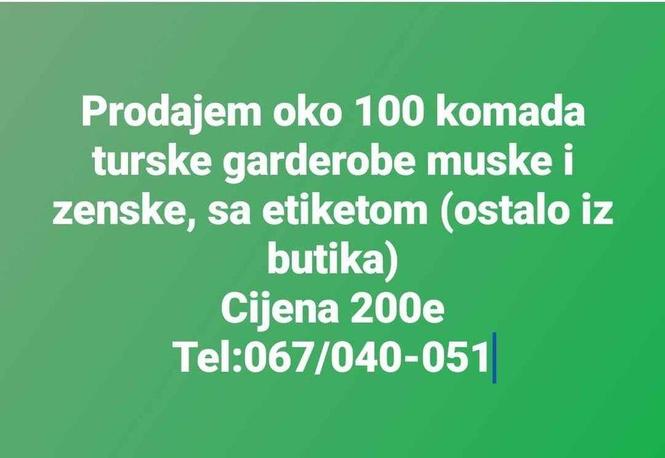 Prodajem garderobu iz butika