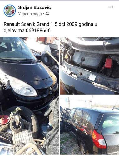 Scenik Grand 1.5 u djelovima
