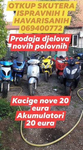 OTKUP SKUTERA NEBITNO STANJE PRODAJA DJELOVA NOVIH POLOVNIH 