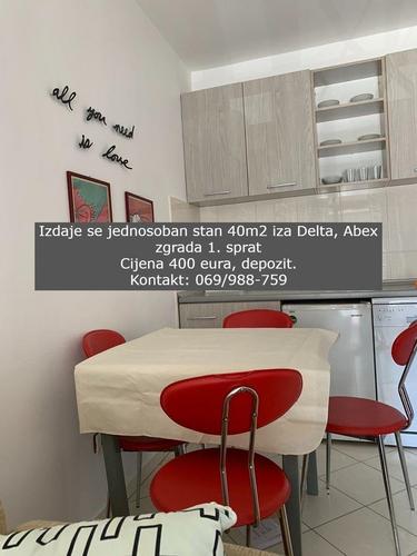 Izdaje se jednosoban stan 40m2 iza Delta