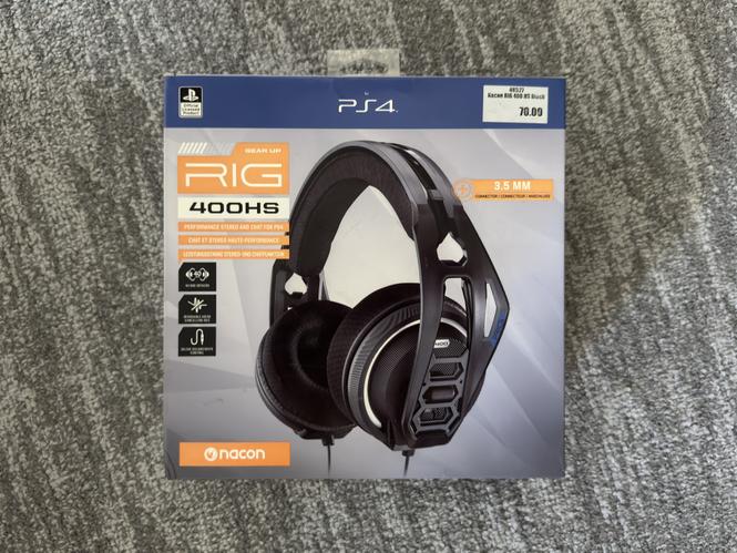 PS4 HEADPHONES RIG 400HS black