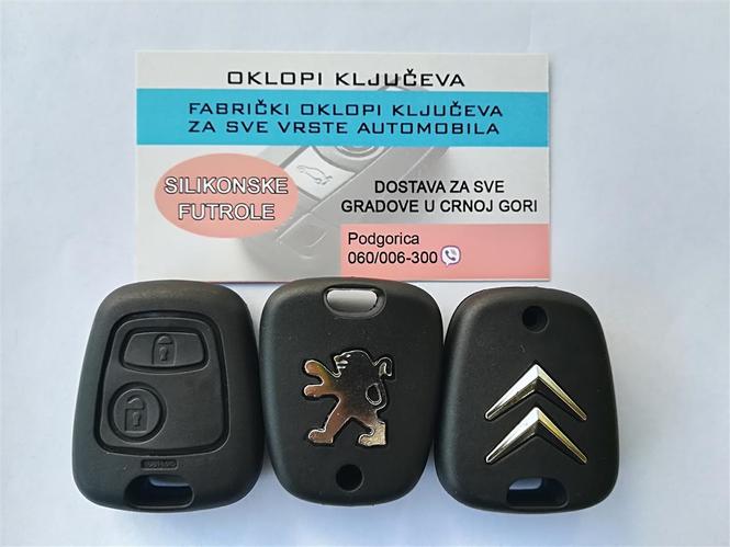 Pežo/Citroen oklop ključa