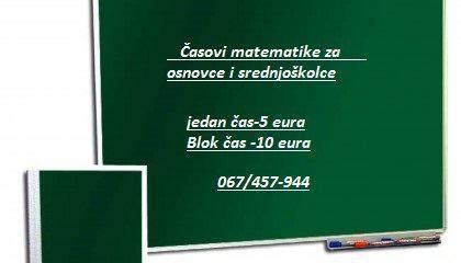 Casovi  matematike