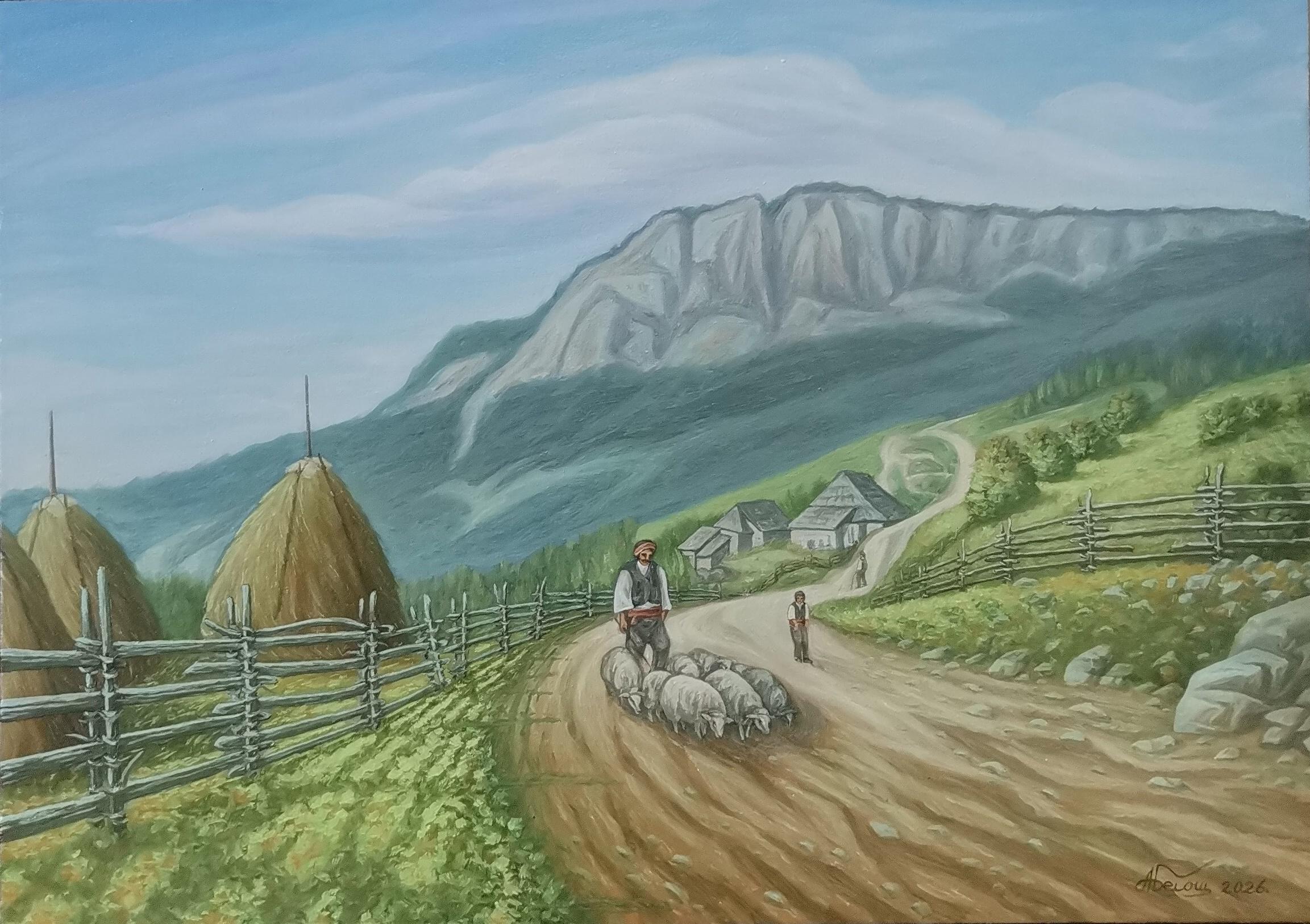 Motivi-Romanije---ulje-na-platnu