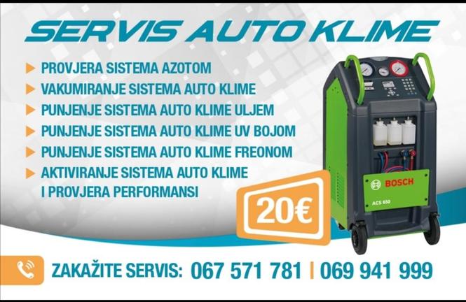 Punjenje i servis auto klima