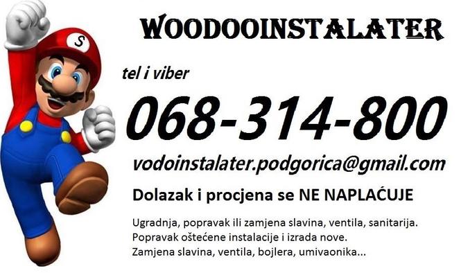VODOINSTALATER Podgorica