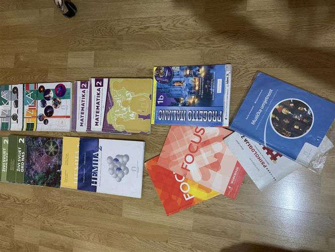 Knjige za drugu godinu gimnazije!