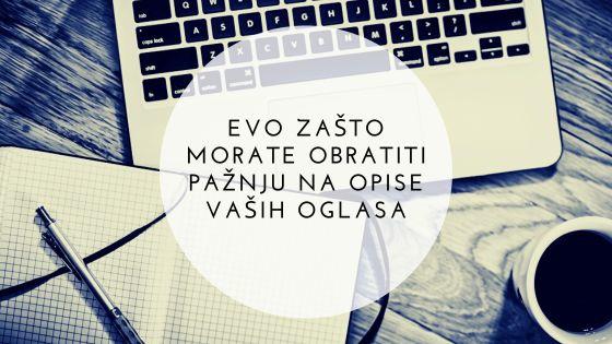 Evo zašto morate obratiti pažnju na opise vaših oglasa