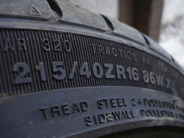 215 - 40 ZR 16