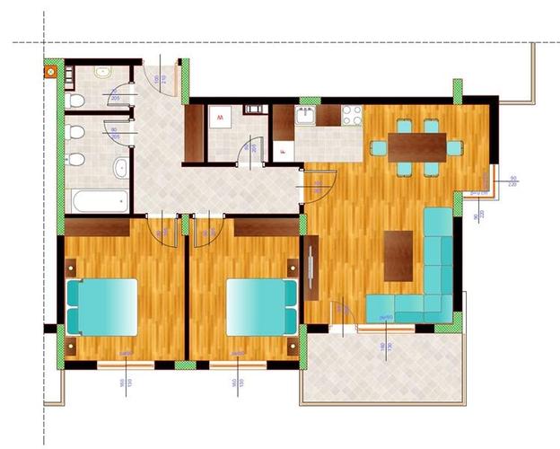 Dvosoban stan 79m2 u Niksic