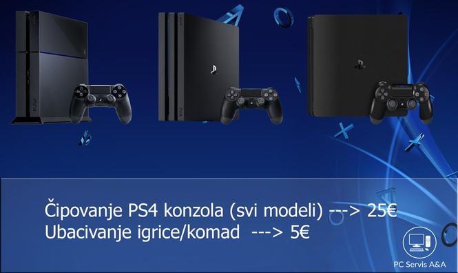 Cipovanje PS4 konzola