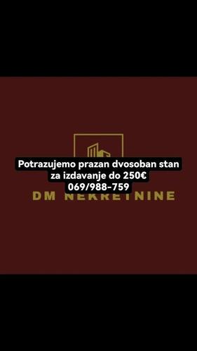 Potrazujemo dvosoban prazan stan za izdavanje