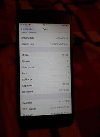 Prodajem iphon 6 128gb kao sto se vidi na slike a moze i zam