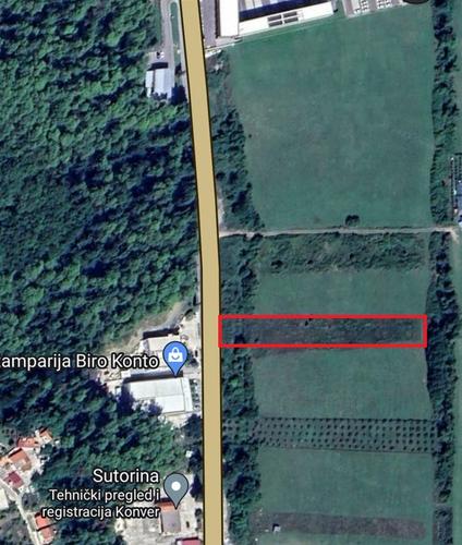 Plac 3107m² Sutorina